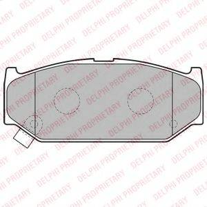 Комплект гальмівних колодок, дискове гальмо