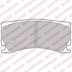 Комплект гальмівних колодок, дискове гальмо