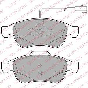Комплект гальмівних колодок, дискове гальмо