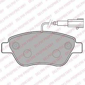 Комплект гальмівних колодок, дискове гальмо