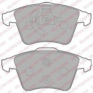 Комплект гальмівних колодок, дискове гальмо