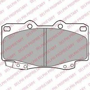 Комплект гальмівних колодок, дискове гальмо