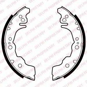 Комплект гальмівних колодок