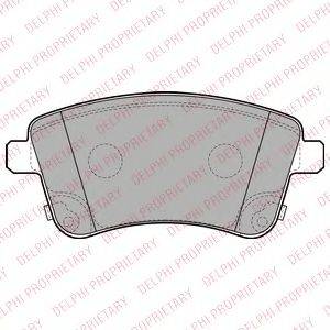 Комплект гальмівних колодок, дискове гальмо