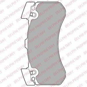 Комплект гальмівних колодок, дискове гальмо