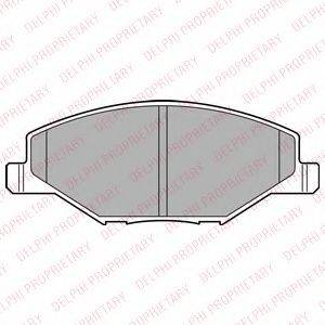Комплект гальмівних колодок, дискове гальмо
