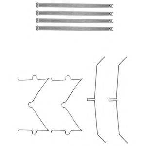 Комплектуючі, колодки дискового гальма