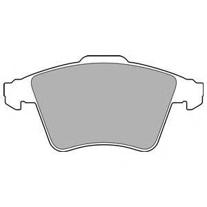 Комплект гальмівних колодок, дискове гальмо