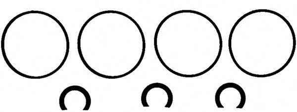 Комплект прокладок, впускний колектор