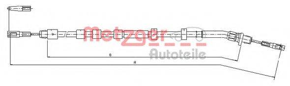 Трос, стоянкова гальмівна система