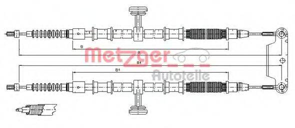 Трос, стоянкова гальмівна система