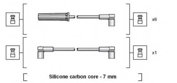 Комплект дротів запалення