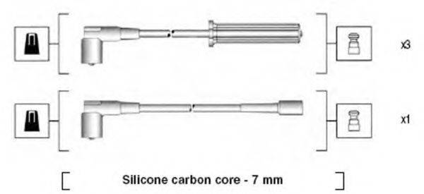 Комплект дротів запалення